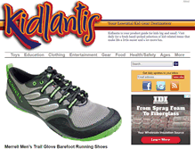 Tablet Screenshot of kidlantis.com